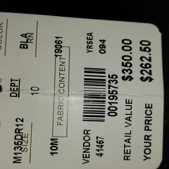 Vintage Deadstock NWT Black Sequin Doncaster Midi Dress Holiday Christmas NYE 10 - Picture 9 of 9